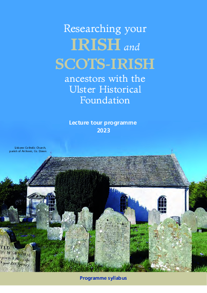 UHF Lecture Tour Brochure 2023