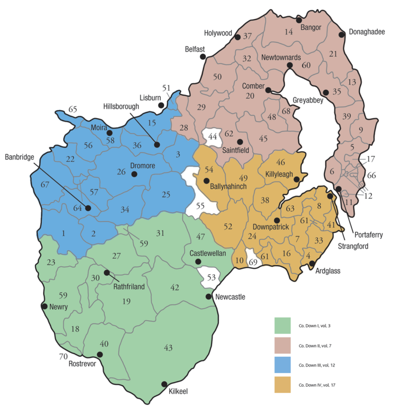 County Down Map